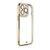 Fashion Case Case for Samsung Galaxy A12 5G Gold Frame Gel Cover White | Techbox