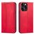 Magnet Fancy Case case for iPhone 14 Pro Max flip cover wallet stand red | Techbox