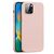 Dux Ducis Grit Leather Case for iPhone 14 Plus Elegant Faux Leather Cover (MagSafe Compatible) Pink - Apple Cases - Cases - Techbox
