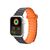 Dux Ducis Strap (Armor Version) Strap for Apple Watch SE, 8, 7, 6, 5, 4, 3, 2, 1 (41, 40, 38 mm) Magnetic Silicone Band Bracelet Black Orange - Accessories - Smartwatches & Accessories - Techbox