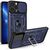Hybrid Armor Camshield case for iPhone 13 Pro Max armored case with camera cover blue | Techbox