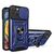 Hybrid Armor Camshield case for iPhone 14 Plus armored case with camera cover blue | Techbox