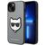 Karl Lagerfeld KLHCP14MSAPCHG iPhone 14 Plus 6,7" hardcase srebrny/silver Saffiano Choupette Head Patch | Techbox