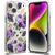 Ringke Fusion Design Armored Case Cover with Gel Frame for iPhone 14 Plus transparent (Purple rose) (FD637E29) - Apple Cases - Cases - Techbox
