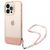 Guess GUHCP14LHGCOHP iPhone 14 Pro 6.1" pink/pink hardcase Translucent Pearl Strap - Apple Cases - Cases - Techbox