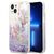 Guess GUHCP14MLFLSU iPhone 14 Plus 6,7" fioletowy/purple hardcase Flower Liquid Glitter - Apple Cases - Cases - Techbox