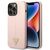 Guess GUHCP14XSLTGP iPhone 14 Pro Max 6.7" pink/pink hardcase Silicone Triangle - Apple Cases - Cases - Techbox