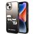 Karl Lagerfeld KLHCP14MTGKCK iPhone 14 Plus 6,7" hardcase czarny/black Gradient Ikonik Karl & Choupette - Apple Cases - Cases - Techbox
