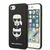 Karl Lagerfeld KLHCI8SAKICKCBK iPhone 7/8 / SE 2020 / SE 2022 black/black hardcase Saffiano Karl&amp;Choupette Head - Apple Cases - Cases - Techbox
