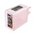 Acefast charger GaN 65W 3 ports (1xUSB, 2xUSB C) pink (A45) - Travel Chargers - Smartphone Chargers - Techbox