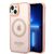 Guess GUHMP14MHTCMP iPhone 14 Plus 6.7" pink/pink hard case Gold Outline Translucent MagSafe | Techbox