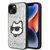 Karl Lagerfeld KLHCP14MG2CPS iPhone 14 Plus 6.7" silver/silver hardcase Glitter Choupette Patch | Techbox