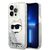 Karl Lagerfeld KLHCP14XLNHCS iPhone 14 Pro Max 6.7" silver/silver hardcase Glitter Choupette Head - Apple Cases - Cases - Techbox