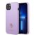 Guess GUHCP13SPS4MU iPhone 13 mini 5.4" purple/purple hardcase Saffiano 4G Small Metal Logo | Techbox