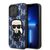 Karl Lagerfeld KLHCP13XPMNIKBL iPhone 13 Pro Max 6.7" hardcase blue/blue Monogram Ikonik Patch - Apple Cases - Cases - Techbox