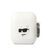 Karl Lagerfeld KLA2RUNCHH AirPods 1/2 cover white/white Silicone Choupette Head 3D - Smartphone Accessories - Cables & Accessories - Techbox