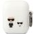 Karl Lagerfeld KLACA2SILKCW AirPods 1/2 cover white/white Silicone Karl &amp; Choupette - Smartphone Accessories - Cables & Accessories - Techbox
