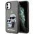 Karl Lagerfeld KLHCN61HNKCTGK iPhone 11 / Xr 6.1" black/black hardcase Gliter Karl&amp;Choupette | Techbox