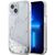 Guess Liquid Glitter Marble case for iPhone 14 - white | Techbox