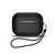 Silicone case for AirPods 1 / AirPods 2 + wrist strap lanyard - black - Headsets - Speakers & Headphones - Techbox
