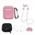 Silicone Case Set for AirPods 2 / AirPods 1 + Case / Ear Hook / Neck Strap / Watch Strap Holder / Carabiner | blue - Smartphone Accessories - Cables & Accessories - Techbox