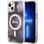 Guess GUHMP14SHTMRSU iPhone 14 6.1" purple/purple hardcase Golden Marble MagSafe | Techbox