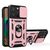 Hybrid Armor Camshield case with stand and camera cover for iPhone 15 Pro - pink - Apple Cases - Cases - Techbox