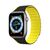 Magnetic Apple Watch SE, 9, 8, 7, 6, 5, 4, 3, 2, 1 (41, 40, 38 mm) Dux Ducis Strap (LD Version) - black and yellow | Techbox