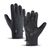 Anti-slip winter phone sports gloves (size L) - black | Techbox