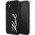 Karl Lagerfeld KLHCN61SKSVGK iPhone 11 / Xr 6.1" black/black hardcase Silicone Signature | Techbox