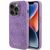 Guess Leather 4G Stamped case for iPhone 15 Pro - purple - Apple Cases - Cases - Techbox