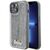 Guess Sequin Script Metal case for iPhone 15 - silver | Techbox