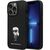 Karl Lagerfeld KLHCP14XSMHKNPK case for iPhone 14 Pro Max 6.7" - black Silicone Ikonik Metal Pin | Techbox