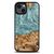 Wood and resin case for iPhone 15 Plus Bewood Unique Uranus - blue and white | Techbox