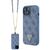 Guess GUHCP15SP4TDSCPB iPhone 15 6.1" blue/blue hardcase Crossbody 4G Metal Logo |  Techbox