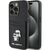 Karl Lagerfeld Saffiano Cardslot Karl&amp;Choupette Metal Pin case for iPhone 15 Pro - black | Techbox