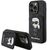 Karl Lagerfeld Saffiano Cardslots and Stand Monogram Ikonik Patch case for iPhone 15 Pro - black | Techbox