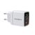 Choetech PD6052 USB-C USB-A PD 35W GaN wall charger with display - white - Travel Chargers - Smartphone Chargers - Techbox