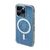MagSafe Kingxbar PQY Crack Series Silicone Case for iPhone 15 Pro Max - Transparent | Techbox