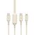 Dudao L7SF 2in1 cable USB-C - USB-C / Lightning 100W 1.2m - beige | Techbox