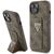 Guess Grip Stand 4G Triangle Strass case for iPhone 15 - brown | Techbox