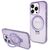 Guess Ring Stand Script Glitter MagSafe case for iPhone 15 Pro - purple | Techbox