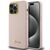 Guess Silicone Script Metal Logo & Frame case for iPhone 15 Pro - pink | Techbox