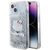 Hello Kitty Liquid Glitter Charms Kitty Head case for iPhone 14 - silver - Apple Cases - Cases - Techbox