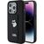 Karl Lagerfeld Gripstand Saffiano Choupette Pins case for iPhone 15 Pro Max - black - Apple Cases - Cases - Techbox