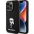 Karl Lagerfeld Silicone Ikonik Metal Pin case for iPhone 15 Pro - black - Apple Cases - Cases - Techbox