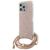 Guess Crossbody Cord 4G Print case for iPhone 15 Pro - pink | Techbox