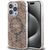 Guess IML GCube MagSafe case for iPhone 15 Pro - brown | Techbox