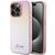 Guess Saffiano Iridescent Script case for iPhone 14 Pro Max - pink - Apple Cases - Cases - Techbox