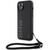 BMW Signature Leather Wordmark Cord Case for iPhone 15/14/13 - Black | Techbox